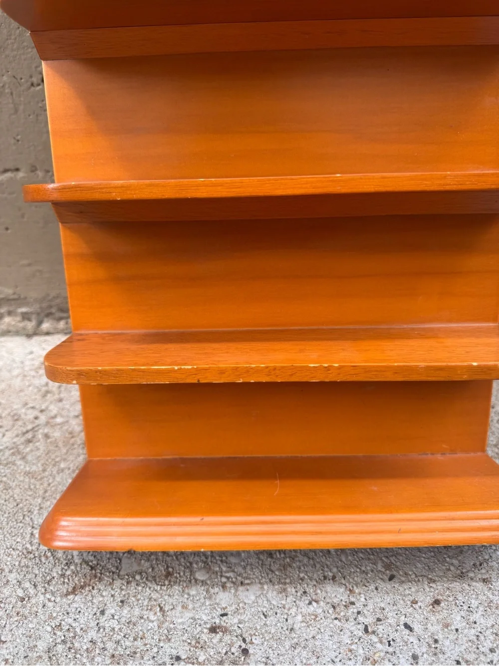 Wood Trinket Shelf with Heart